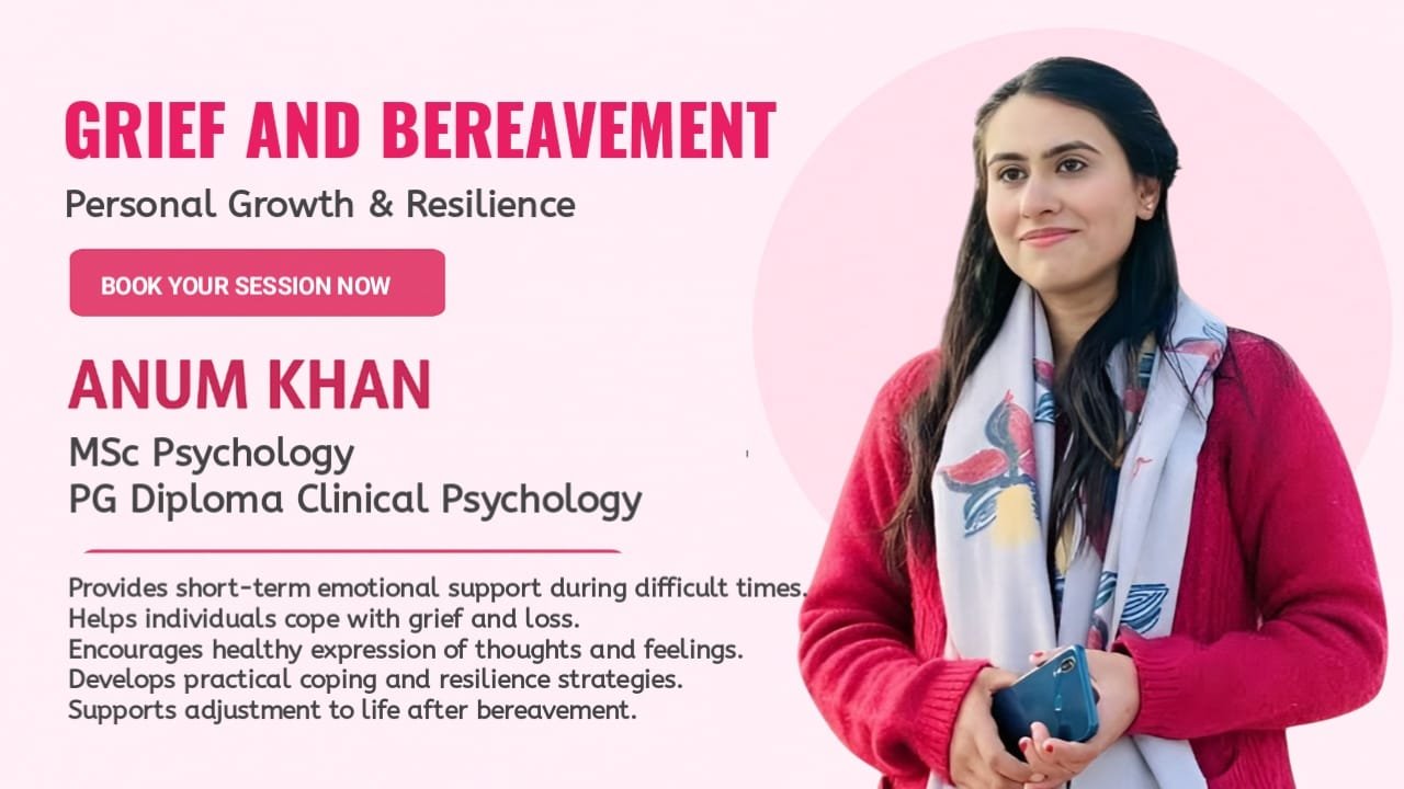 grief and bereavement counseling psychologist islamabad